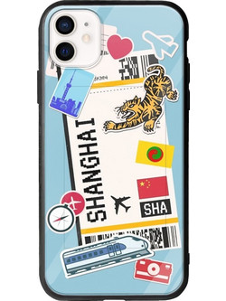 Θήκη Ticket To Shanghai iPhone 12 mini Groove TPU (Tempered Glass και TPU)
