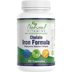 Natural Vitamins Chelate Iron Formula 50 Κάψουλες