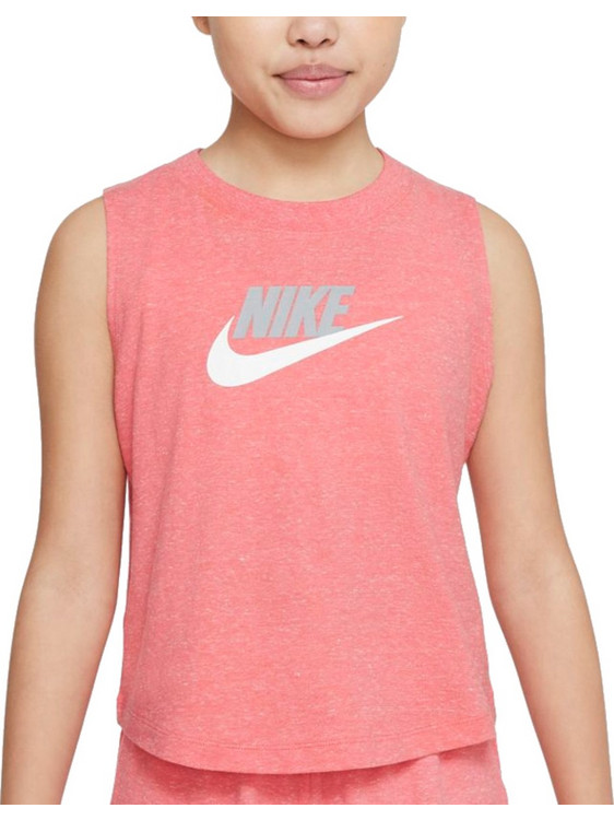 Nike Παιδικό T-Shirt Αμάνικο Ροζ DO7161-603