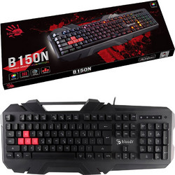 Bloody B150N Μηχανικό Gaming Πληκτρολόγιο Black