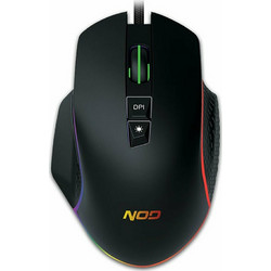 NOD Run Amok Ενσύρματο Gaming Ποντίκι RGB 6400 DPI Black