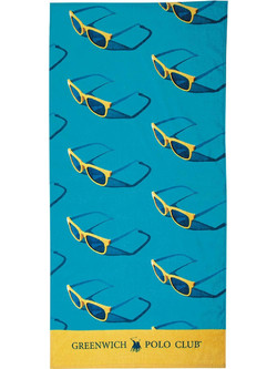 Greenwich Polo Club 3720 Παιδική Πετσέτα Θαλάσσης Μπλε 70x140cm
