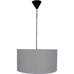 Heronia Lighting ΗΚ-04 Κρεμαστό Φωτιστικό Οροφής Μονόφωτο E27 Γκρι Φ40cm 14-0131
