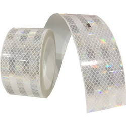 Auto Gs Αυτοκόλλητη Αντανακλαστική Ταινία 3M 3D Diamond Grade Λευκή 55mmx1m