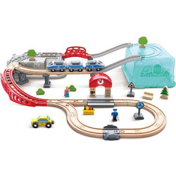 Hape City Railway & Train Bucket Set E3771
