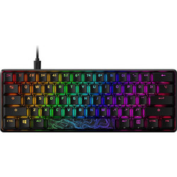 HyperX Alloy Origins 60 Μηχανικό Gaming Πληκτρολόγιο 60% με HyperX Red Διακόπτες RGB Black