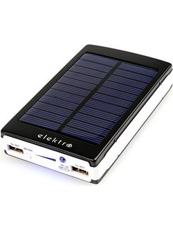 ES2000 Eboot Ηλιακό Power Bank 20000mAh με 2 Θύρες USB-A Black
