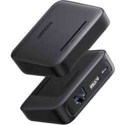 Ugreen external network card printer adapter Μαύρο (CM428)