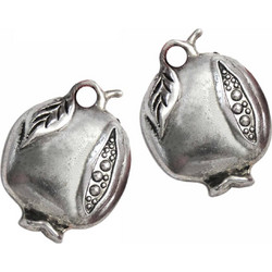 Kostibas 3810-403, Γούρια, Μεταλλικό, Ασημί, 25τμχ