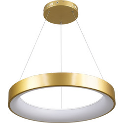 Φωτιστικό οροφής πλαφονιέρα salem led cct 105w 12075lm 120 ac 220-240v φ60cm χρυσό