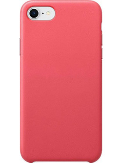 ECO Δερμάτινο κάλυμμα θήκης για iPhone SE 2020 / iPhone 8 / iPhone 7 ροζ
