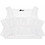 Monnalisa Lully Παιδικό Crop Top Αμάνικο Λευκό 415616-5201-0001