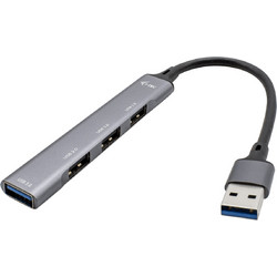 I-tec U3HUBMETALMINI4 USB Hub 3.0 USB-A με 4 Θύρες USB-A