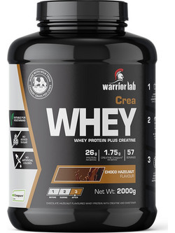 Warriorlab Crea Whey Chocolate Hazelnut Πρωτεΐνη Ορού Γάλακτος Γράμμωσης 2kg
