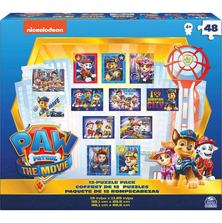 Παιδικό Puzzle Spin Master Paw Patrol Movie 12 in 1 5x24 + 5x48 + 2x100 Κομμάτια