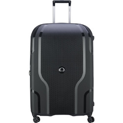 Delsey Clavel Βαλίτσα Μεγάλη 82.5x53.5x33.5cm με 4 Ρόδες Μαύρη