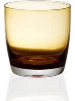 Cryspo Trio Ποτήρι Ουίσκι Γυάλινο Irid Amber 355ml 52.014.51
