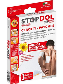 Pharmadoct StopDol Pain Relief Έμπλαστρα με Άρνικα 2τμχ