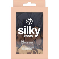 HAIR SCRUNCHIES W7 SILKY KNOTS FALL (3ΤΜΧ)