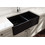 Bocchi 1139-401 Black Matt Επικαθήμενος Νεροχύτης Πορσελάνης Ματ 84x46cm