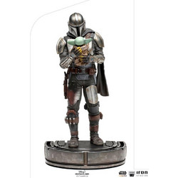 Iron Studios Star Wars The Mandalorian Mandalorian & Grogu 22cm