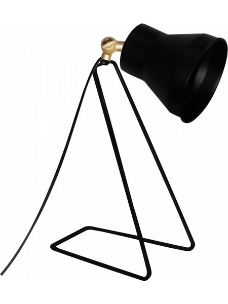 HomeMarkt HM7586.01 Πορτατίφ Ε27 Μαύρο Φ30xΥ35cm