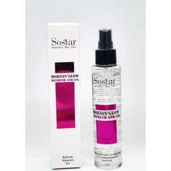 Sostar Spray Ματ Ενυδάτωση & Σταθεροποίηση Μακιγιάζ Φούξια,125ml