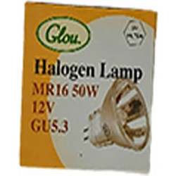 Glou Λάμπα Ιωδίνης Dichroic MR16 50W 12V Gu5.3 38 Πράσινο Χρώμα