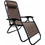 Woodwell Super Relax Ξαπλώστρα Πολυθρόνα Παραλίας Μεταλλική Πτυσσόμενη με Μαξιλάρι Καφέ Ε618,1