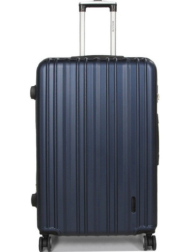 Worldline 27522-03 Βαλίτσα Μεγάλη 74x49x29cm με 4 Ρόδες Navy Μπλε