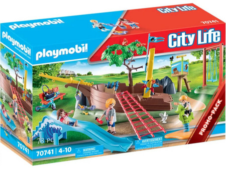 Playmobil City Life Παιδική Χαρά Το Καράβι για 4-10 Ετών 70741