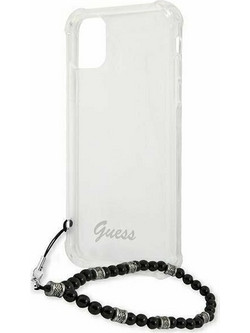 Guess Back Cover Transparent / Black Pearl (iPhone 12 Pro Max)