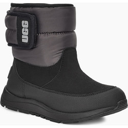 UGG Toty-weather Παιδικά Μποτάκια Χιονιού Μαύρα Suede Αδιάβροχα με Σκρατς 1122371K-BCRC