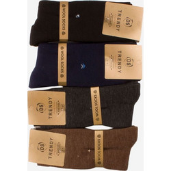 ΑΝΔΡΙΚΕΣ ΚΑΛΤΣΕΣ ORGANIC ΜΑΛΛΙΝΕΣ WOOL TRENDY PACK 4 ΤΕΜ ΑΣΟΡΤΙ ΣΚΟΥΡΟ Πολύχρωμο