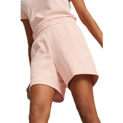 Puma Classics Pintuck Αθλητικό Γυναικείο Σορτς Ψηλόμεσο Σομόν 538077