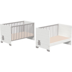 Casababy Panda Πολυμορφική Κούνια για Στρώμα 70x140cm Λευκή