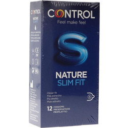 Control Feel Make Feel Nature Slim Fit Προφυλακτικά με Λιπαντικό 12τμχ