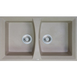 Ravenna Master Granite 86 Ένθετος Νεροχύτης Γρανίτη Wheat 86x50cm