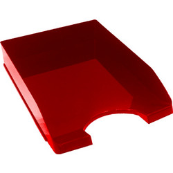 METRON ΔΙΣΚΟΣ ΓΡΑΦΕΙΟΥ ΠΛΑΣΤΙΚΟΣ 26x35x6.5cm CLASSIC ΚΟΚΚΙΝΟ