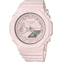 Casio G-Shock Ανδρικό Ρολόι Χρονογράφος με Ροζ Καουτσούκ Λουράκι GMA-S2100BA-4AER