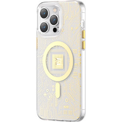 Kingxbar Geek MagSafe Back Cover Gold (iPhone 14 Plus)