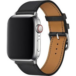 Devia Elegant PU Λουράκι Δερμάτινο Black (Apple Watch 42 / 44 / 45 / 49mm)