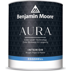 Benjamin Moore Aura Waterborne Interior Paint Πλαστικό White Eggshell 3.785lt