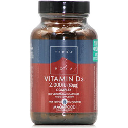 TerraNova Vitamin D3 Complex 2000iu 100 Κάψουλες