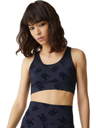 Tommy Hilfiger Αθλητικό Μπουστάκι με Μέτρια Στήριξη Μαύρο S10S101603-DW5