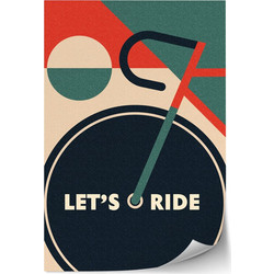 Let's ride - Cycling poster (Αφίσα)