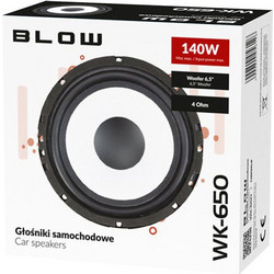 Blow WK-650 Ηχείο Αυτοκινήτου 6.5" Woofer 140W RMS