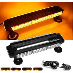 LED ΜΠΑΡΑ ΟΔΙΚΗΣ ΒΟΗΘΕΙΑΣ 42LED ΠΟΡΤΟΚΑΛΙ 12V/24V ΜΕ ΜΑΓΝΗΤΗ 54CM HAL286