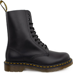 Dr. Martens Γυναικεία Αρβυλάκια Δερμάτινα Μαύρα με Χοντρό Χαμηλό Τακούνι 1490 11857001