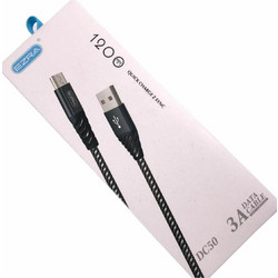 Ezra DC50-V8 Braided USB 2.0 to micro USB Cable Μαύρο 1.2m